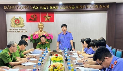 Viện KSND huyện Gia Lâm trực tiếp kiểm sát việc tiếp nhận, thụ lý, giải...